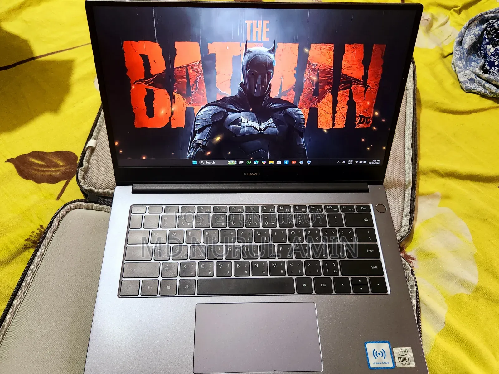 Laptop Huawei Matebook D 15 16GB Intel Core I7 SSD 512GB