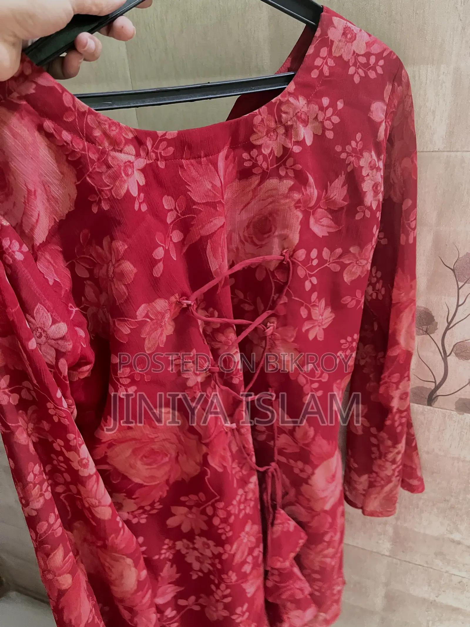 Beautiful Maroon Short Kurti