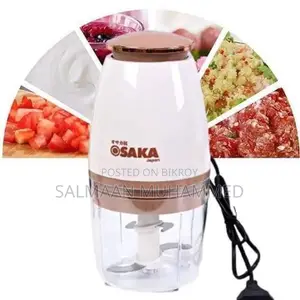 Osaka Japan Multi-Purpose Electric Mini Chopper and Meat Grinder.