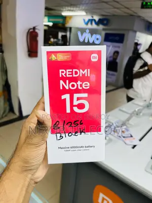 New Xiaomi Redmi Note 15 256 GB Black