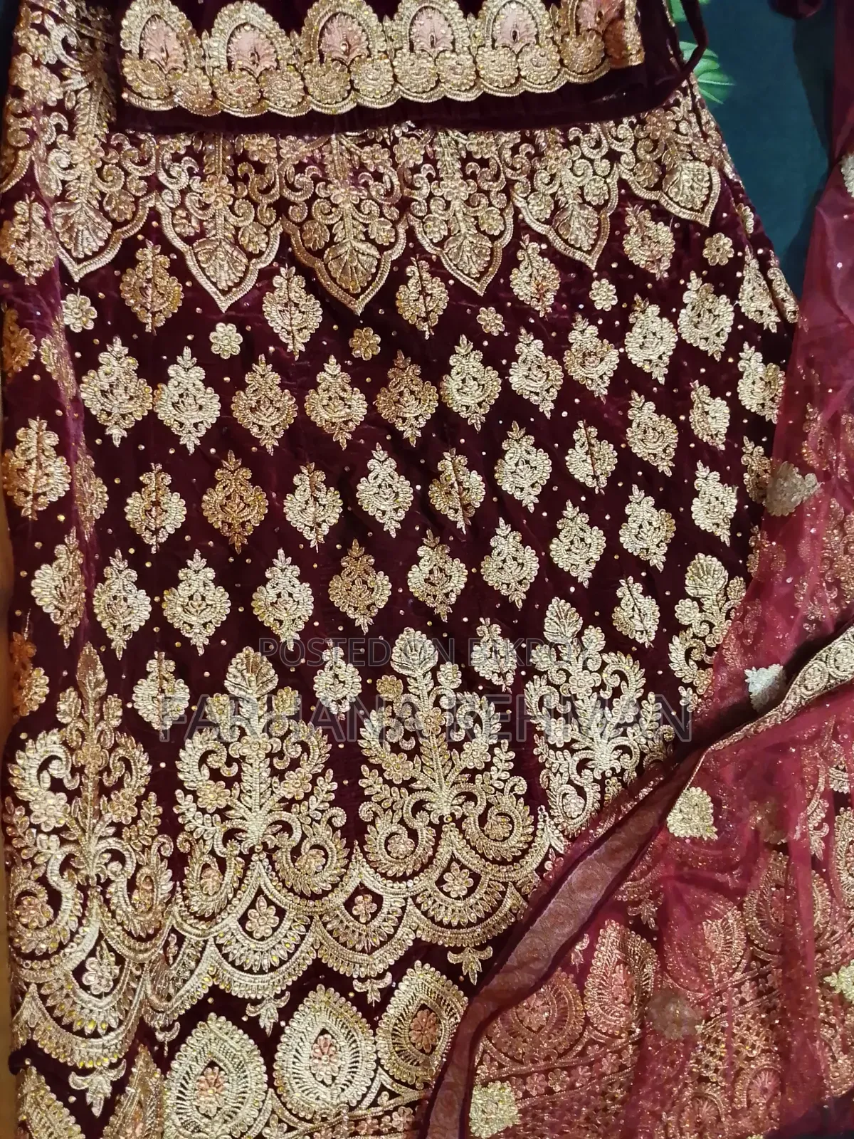 Velvet Lehenga