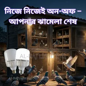 Motion Sensor LED Bulb for Pigeon House | Auto On-Off Smart Light