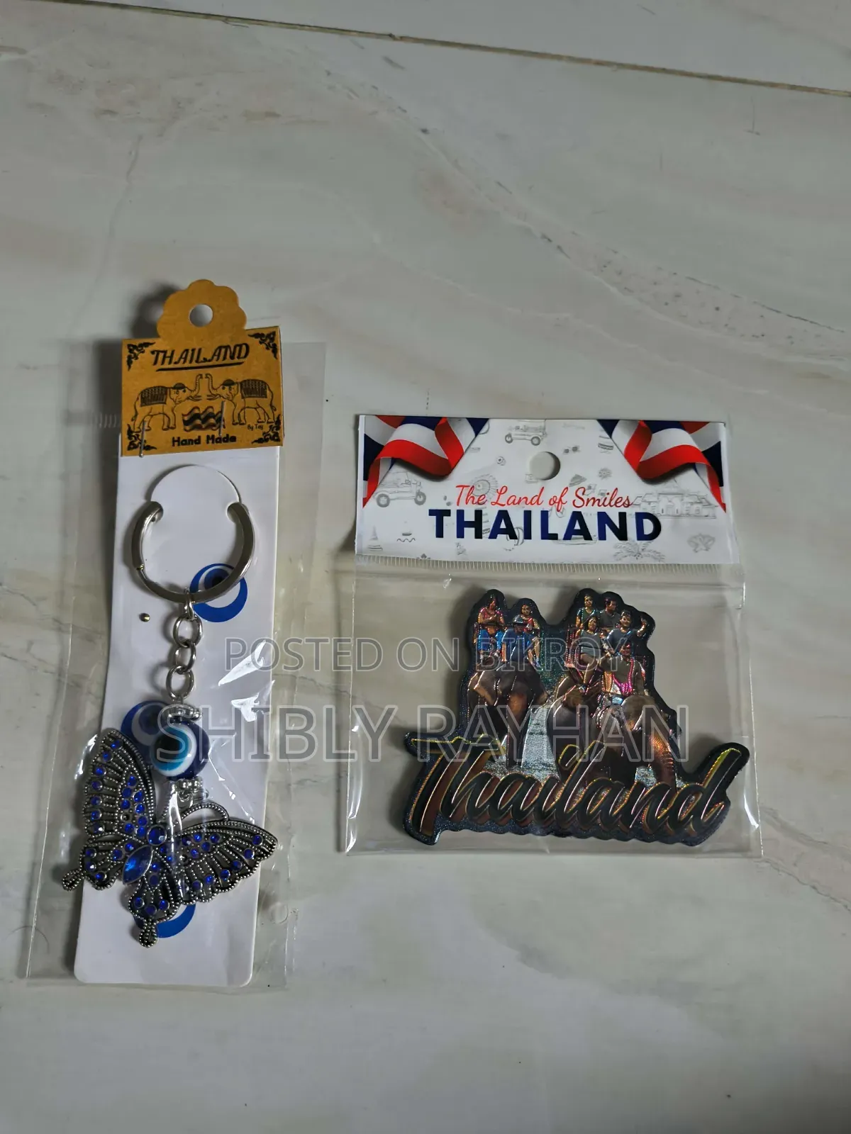 Keychain and Fridge Magnet - Made in Thailand