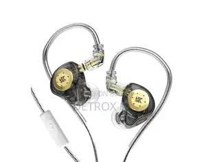 Kz Edx Pro Dynamic Hifi Earphone Mic Sports in-Ear Earbud