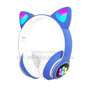 Cat Ear Music Headset Glowing Ear Headphones