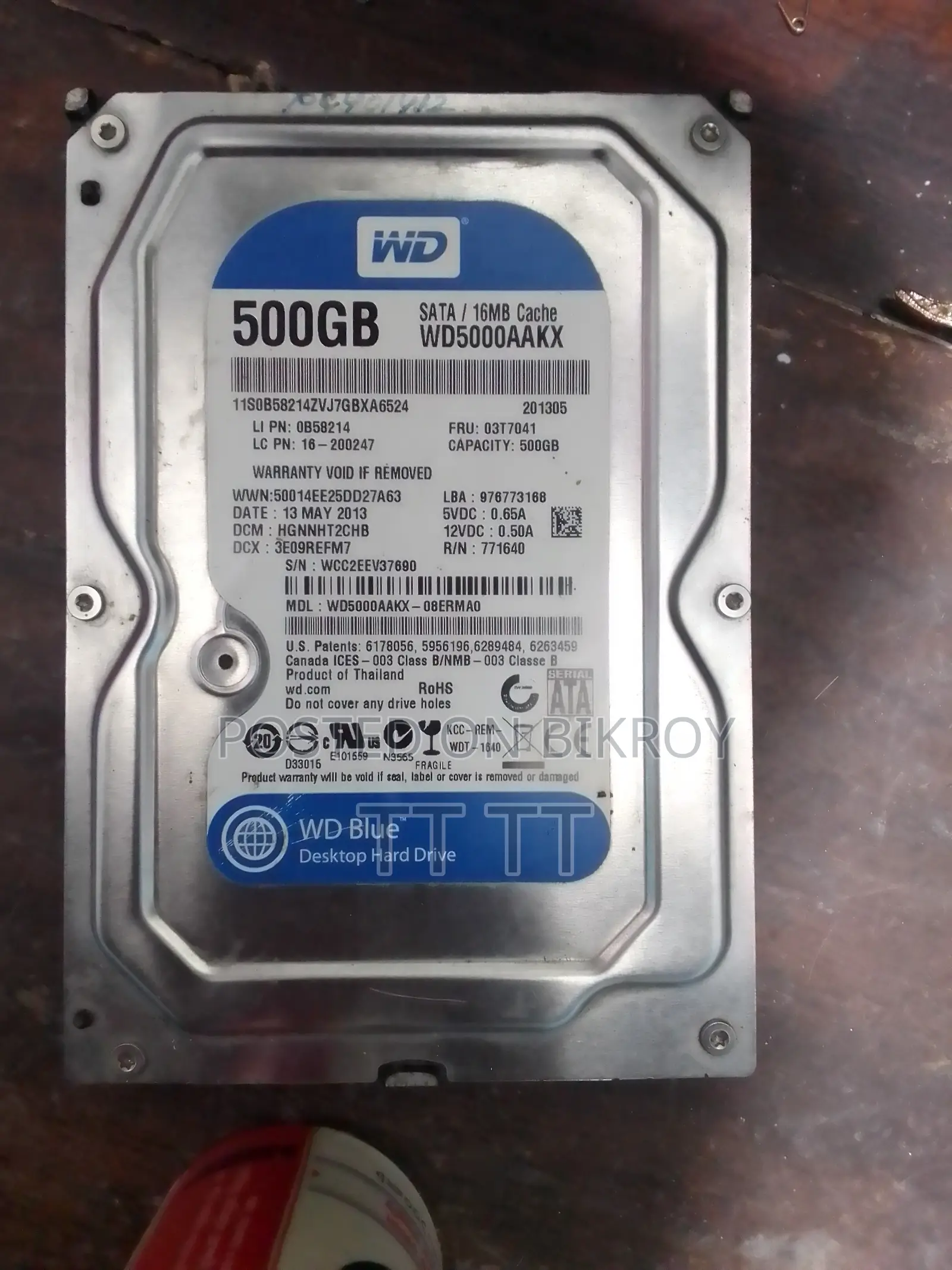 Wd Blue 500 Gb Hard Disk