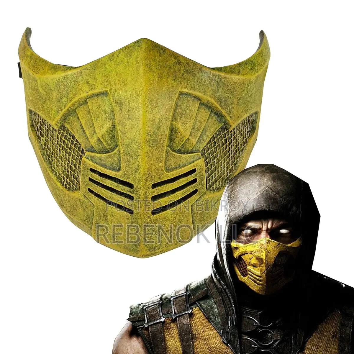 Mortal Kombat Scorpion Mask