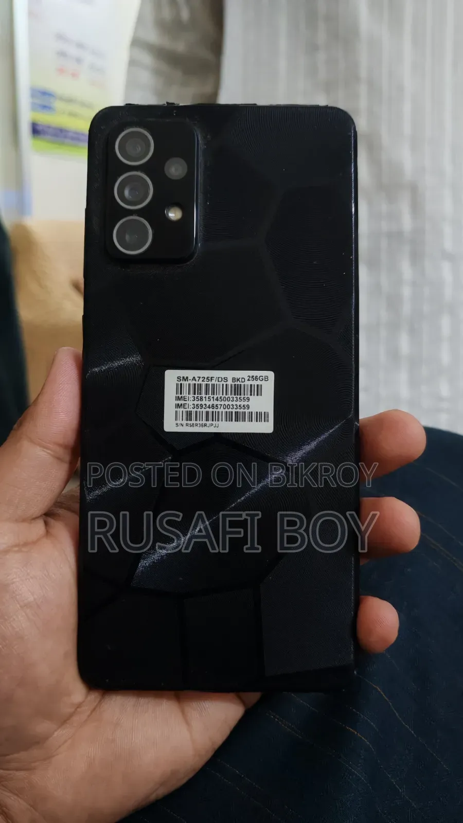 Samsung Galaxy A72 256 GB Black