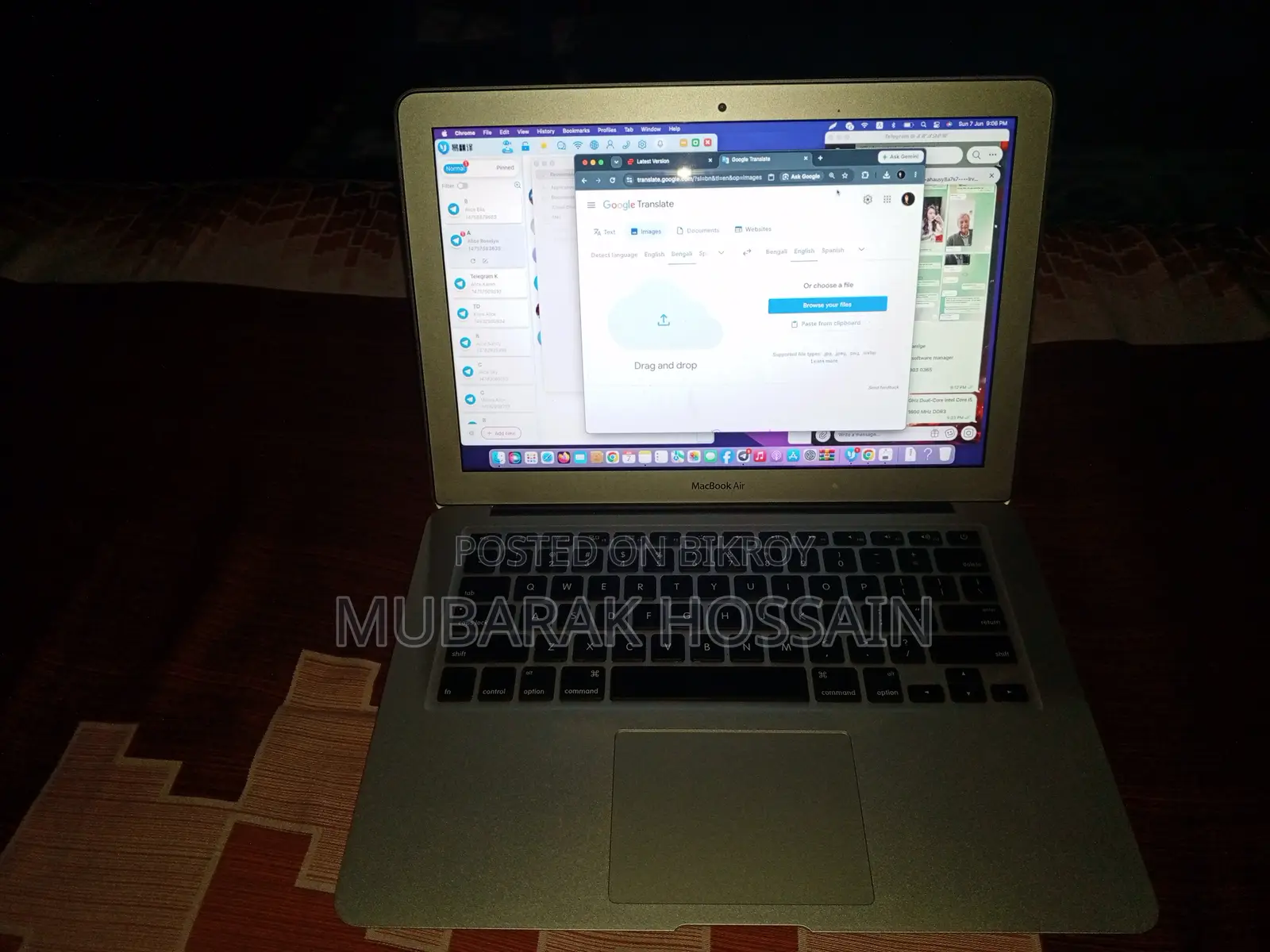 Laptop Apple MacBook Air 2017 8GB Intel Core i5 SSD 256GB