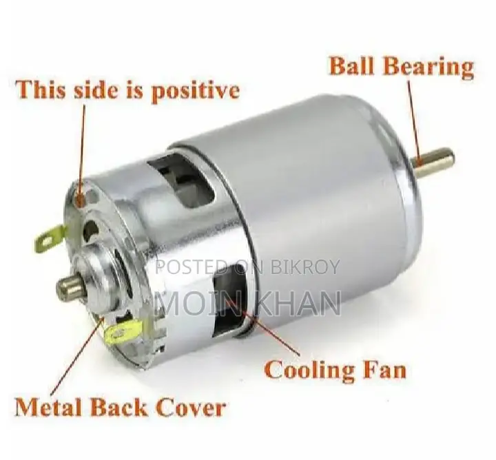 Rs-775 DC Double Bearing 21000 RPM 100% Copper Motor