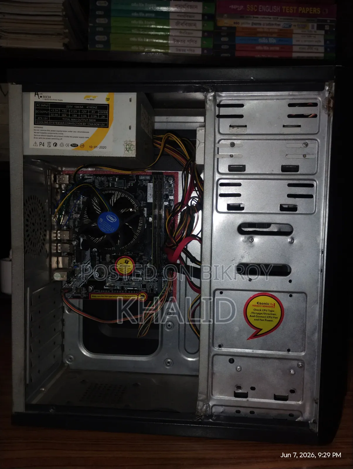 Desktop Computer 12GB Intel Core I3 SSD 640GB