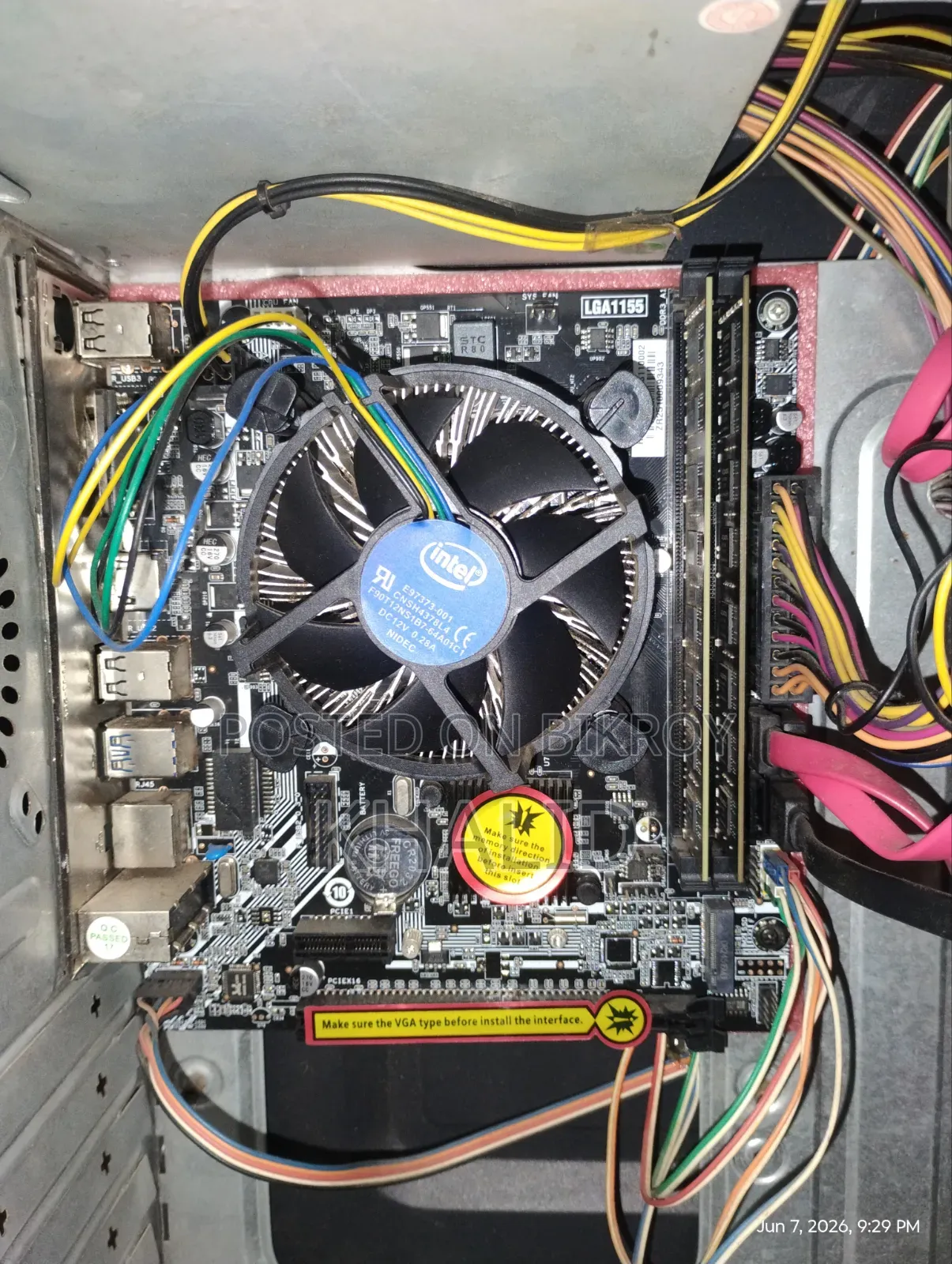 Desktop Computer 12GB Intel Core I3 SSD 640GB