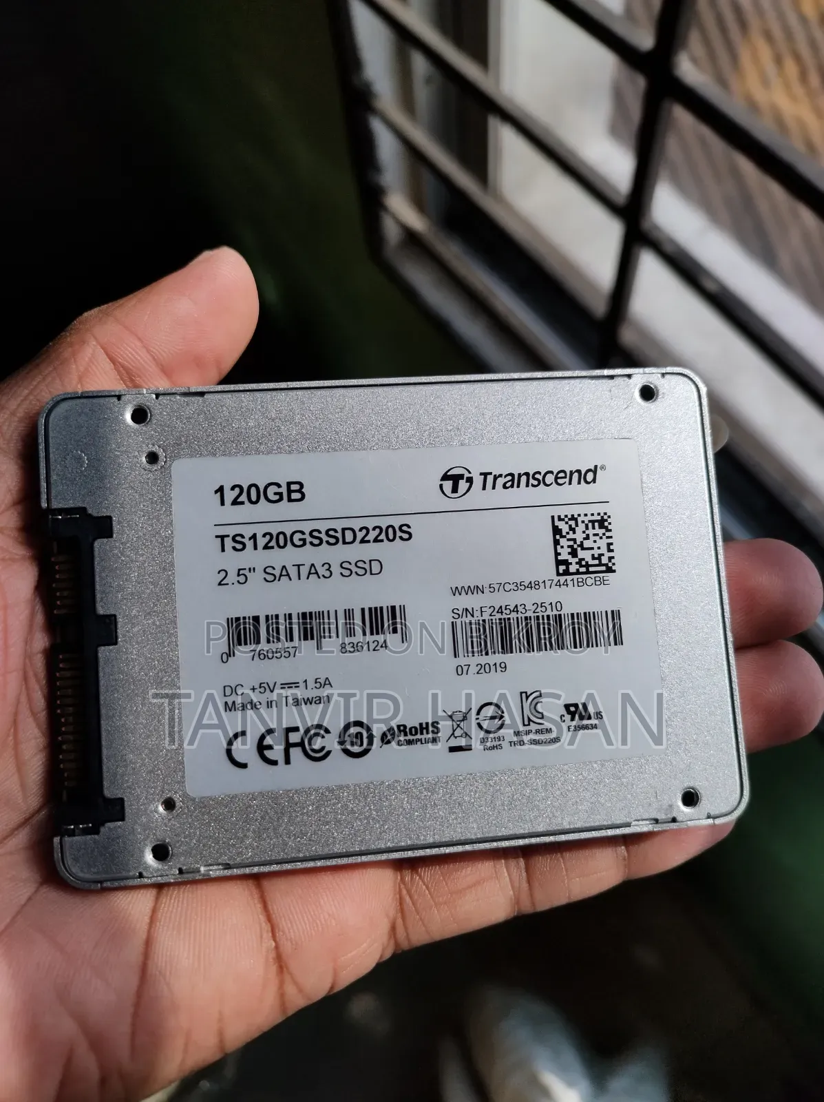 ট্রানসেন্ড ২২০এস ১২০জিবি ২.৫ ইঞ্চি সাটা এসএসডি