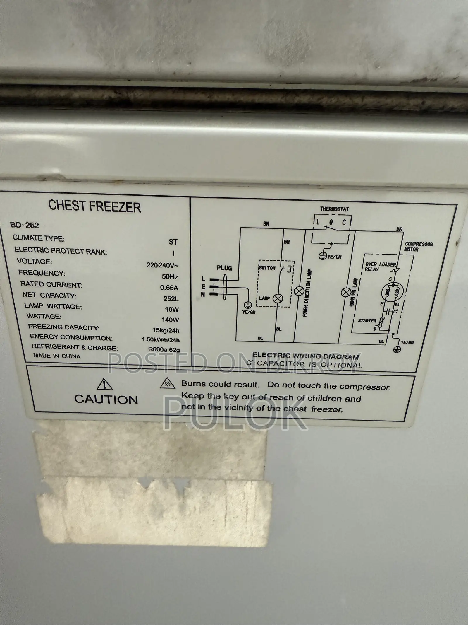 Deep Fridge Eco+ 250l