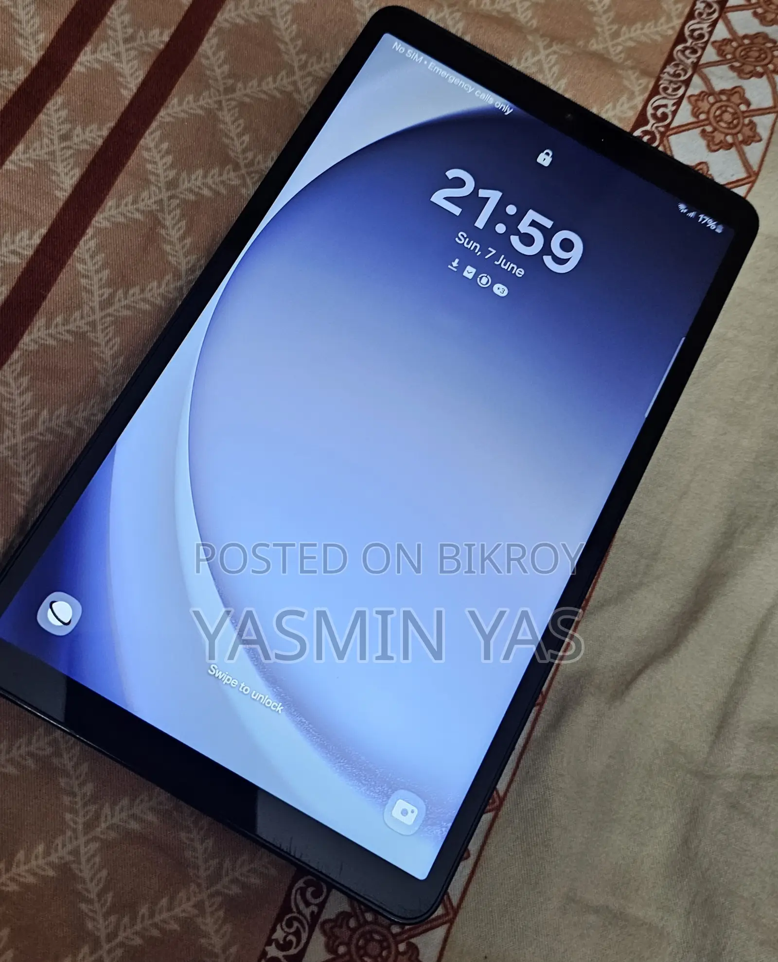 New Samsung Galaxy Tab A9 64 GB Black