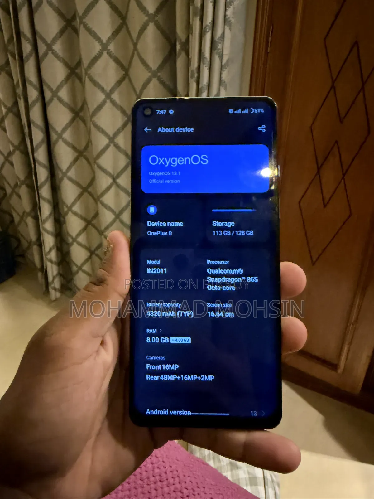 OnePlus 8 128 GB Blue