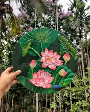 Lotus Texture Painting