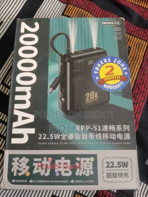 Remax RPP-51 Sucha Series 20000mah Premium Quality Power Bank 22.5w