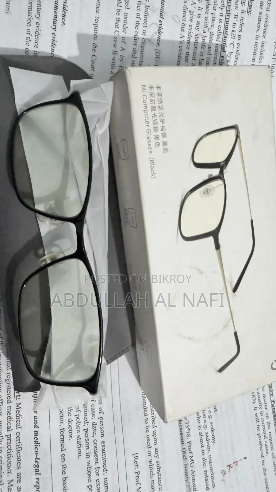 Mi Computer Glass Xiaomi Mi Computer Glasses Anti Blue Ray Light TR90