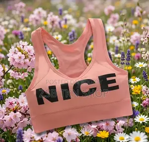 Premium Quality Tops Simple Style Letter Women's Sports Bra
