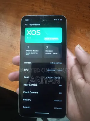 New Infinix Smart 10 Plus 128 GB White