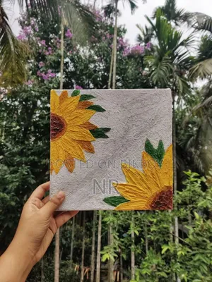 স্কাল্পচার পেইন্টিং সানফ্লাওয়ার