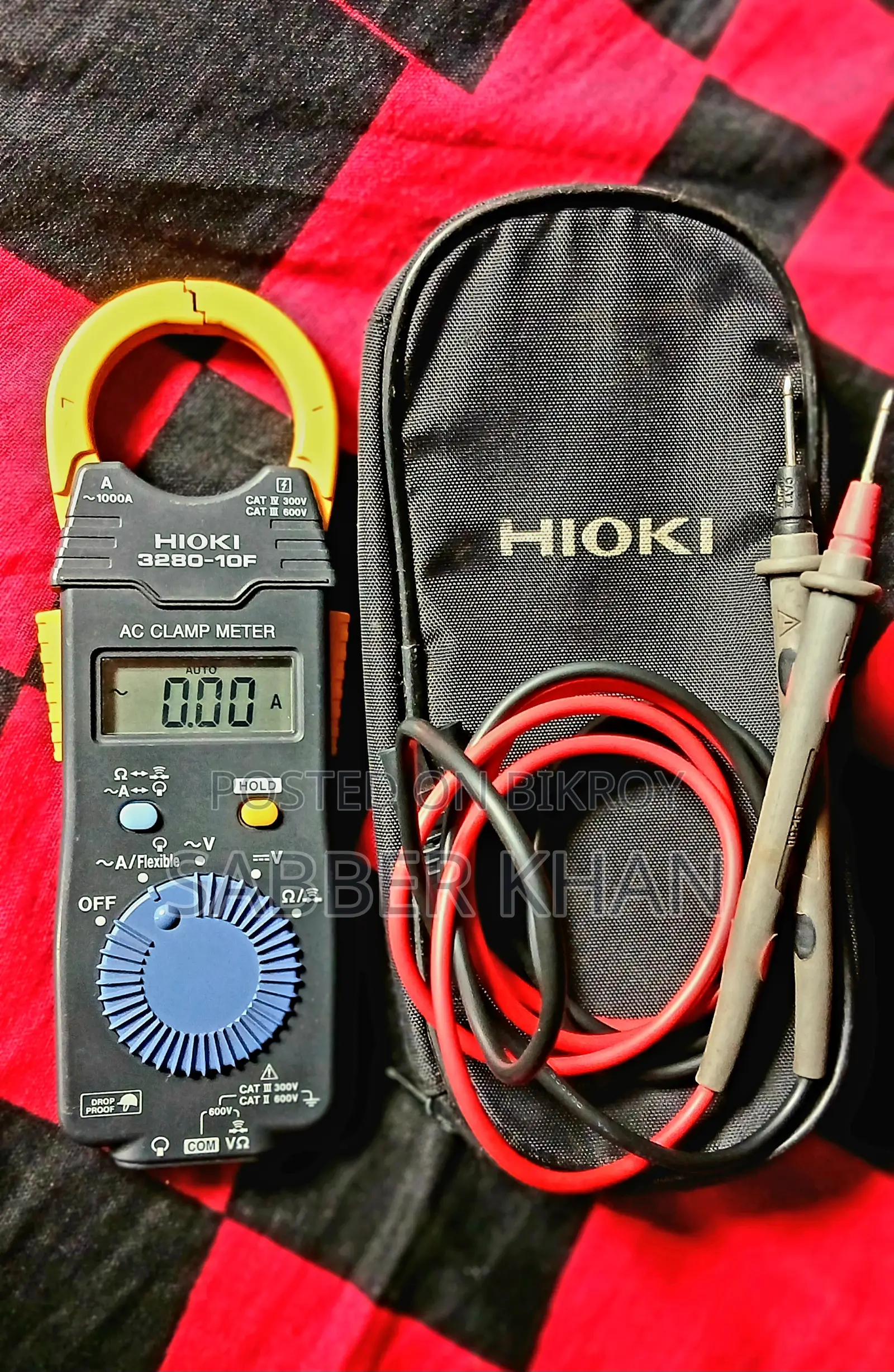 Hioki 3280-10f Ac Clamp Meter (Japan) প্রায় নতুন সাথে কেস ও প্রোব