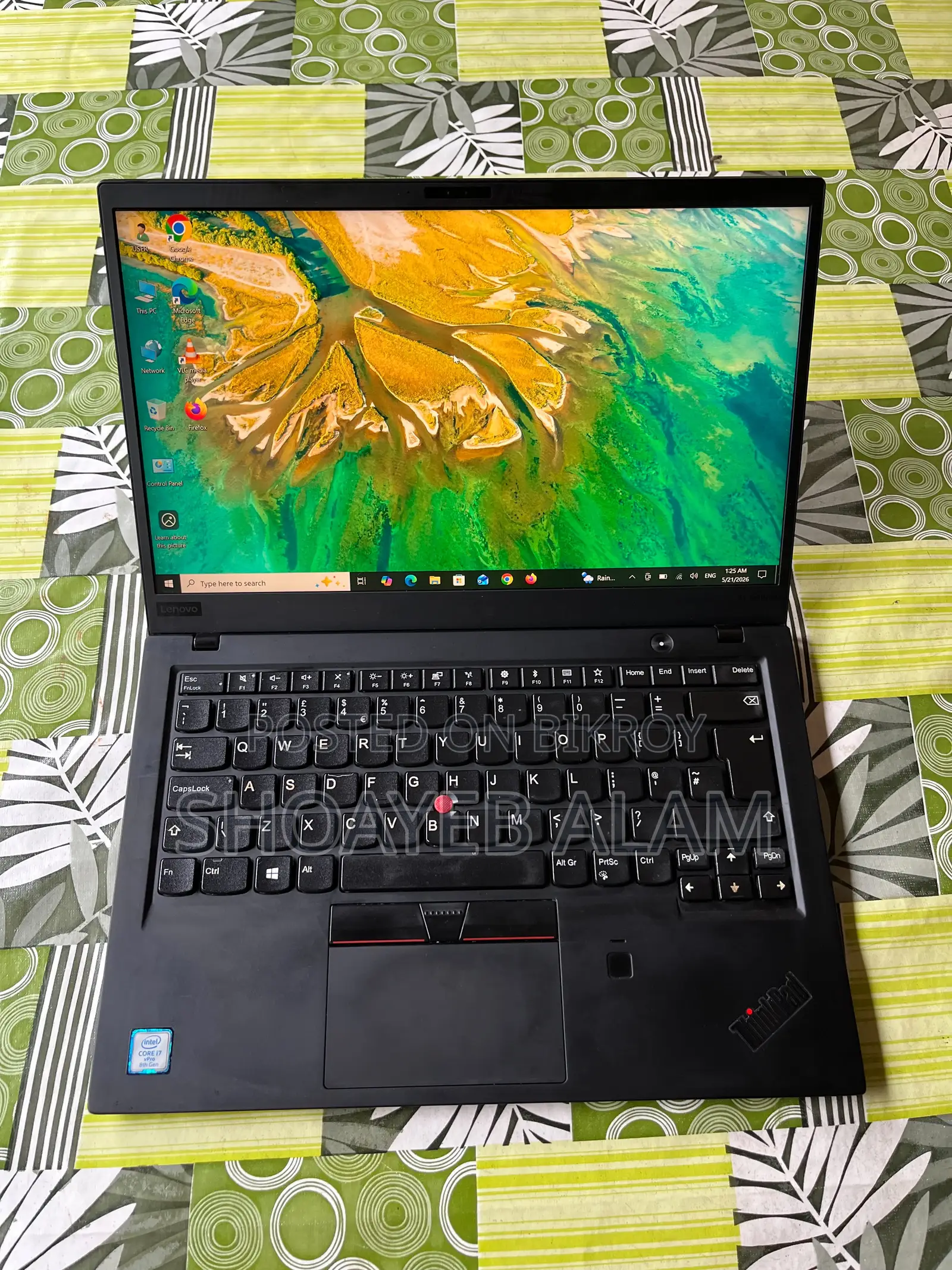 Laptop Lenovo ThinkPad X1 Carbon 16GB Intel Core I7 SSD 256GB