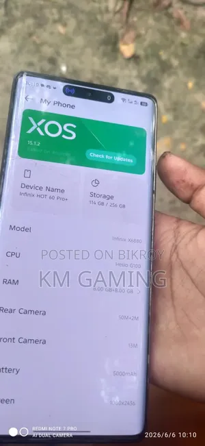 New Infinix Hot 50 Pro+ 4G 256 GB Black