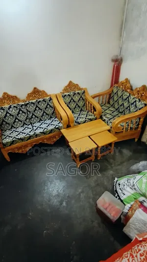 Jashore Teak Wood Sofa Set