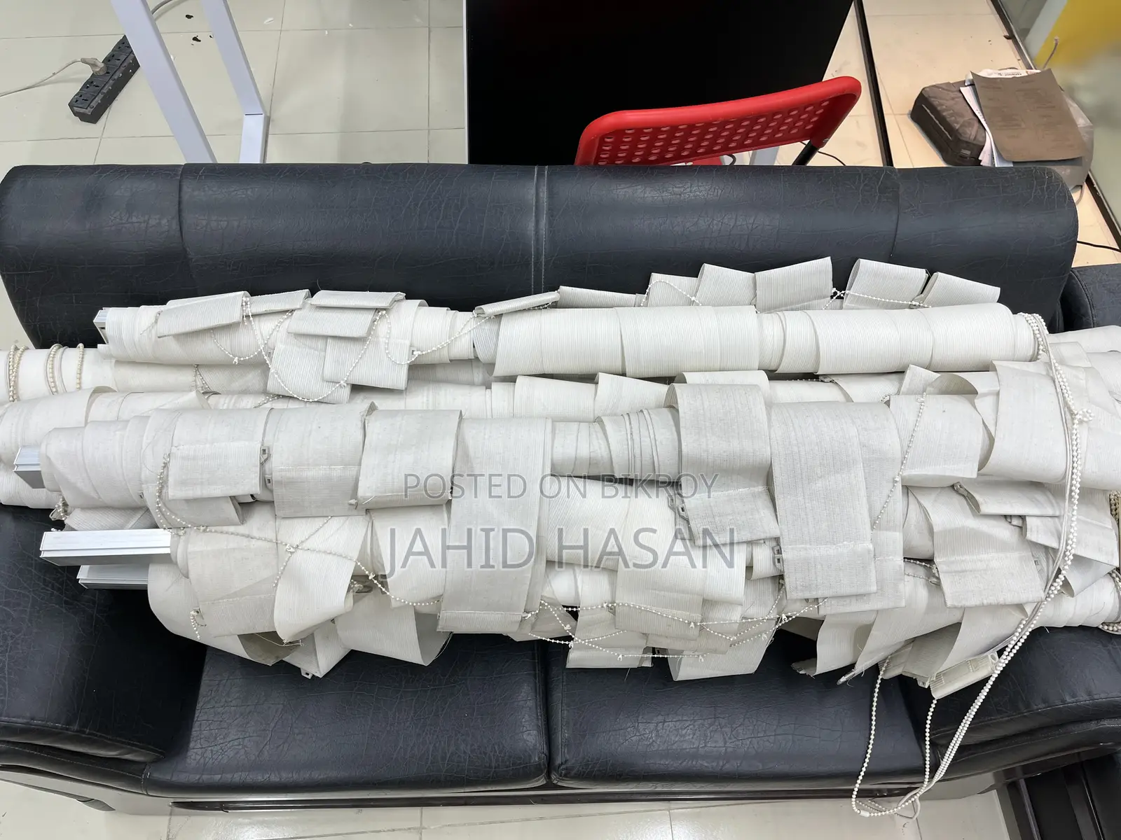 Used Vertical Blinds Set – 7 Pieces Different Sizes
