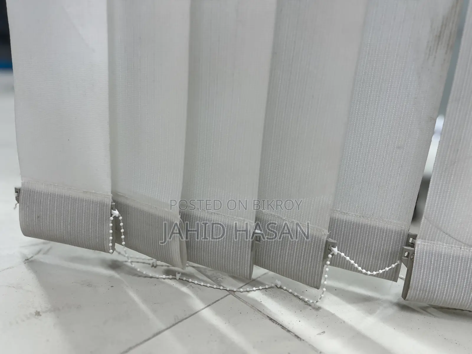 Used Vertical Blinds Set – 7 Pieces Different Sizes