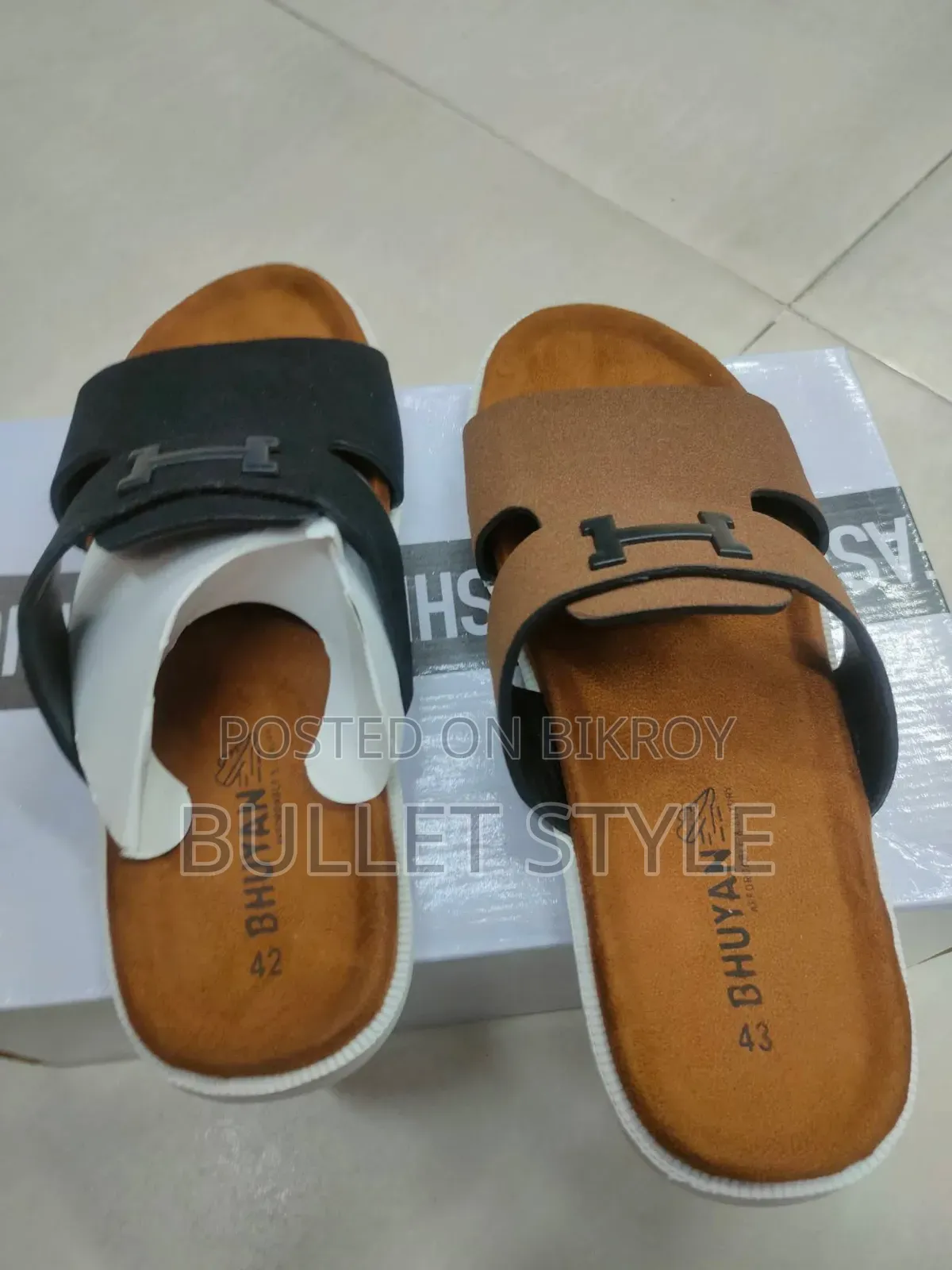 Premium German Slide Sandal (Leather Edition) Size : 39-44 Available .