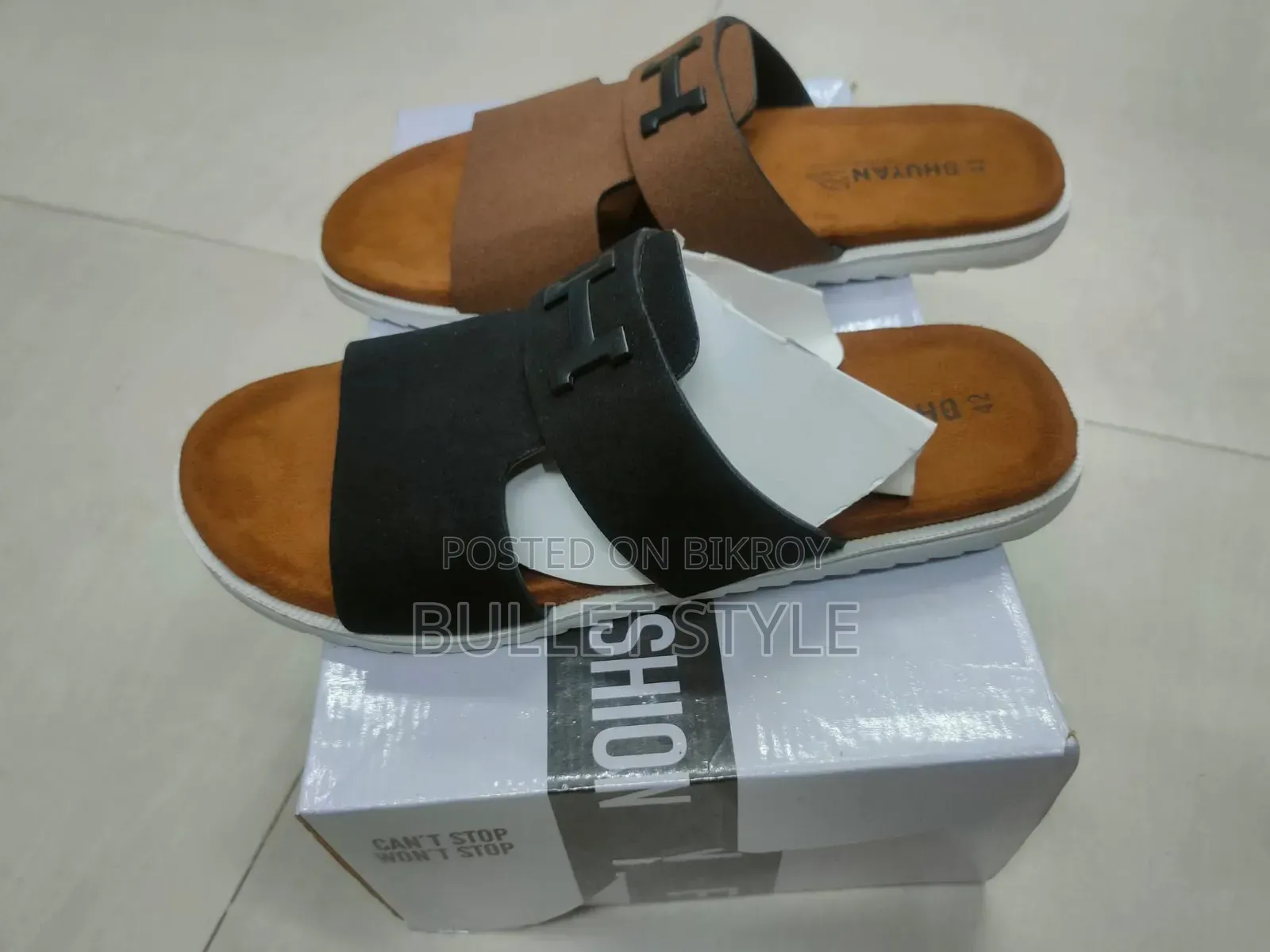 Premium German Slide Sandal (Leather Edition) Size : 39-44 Available .