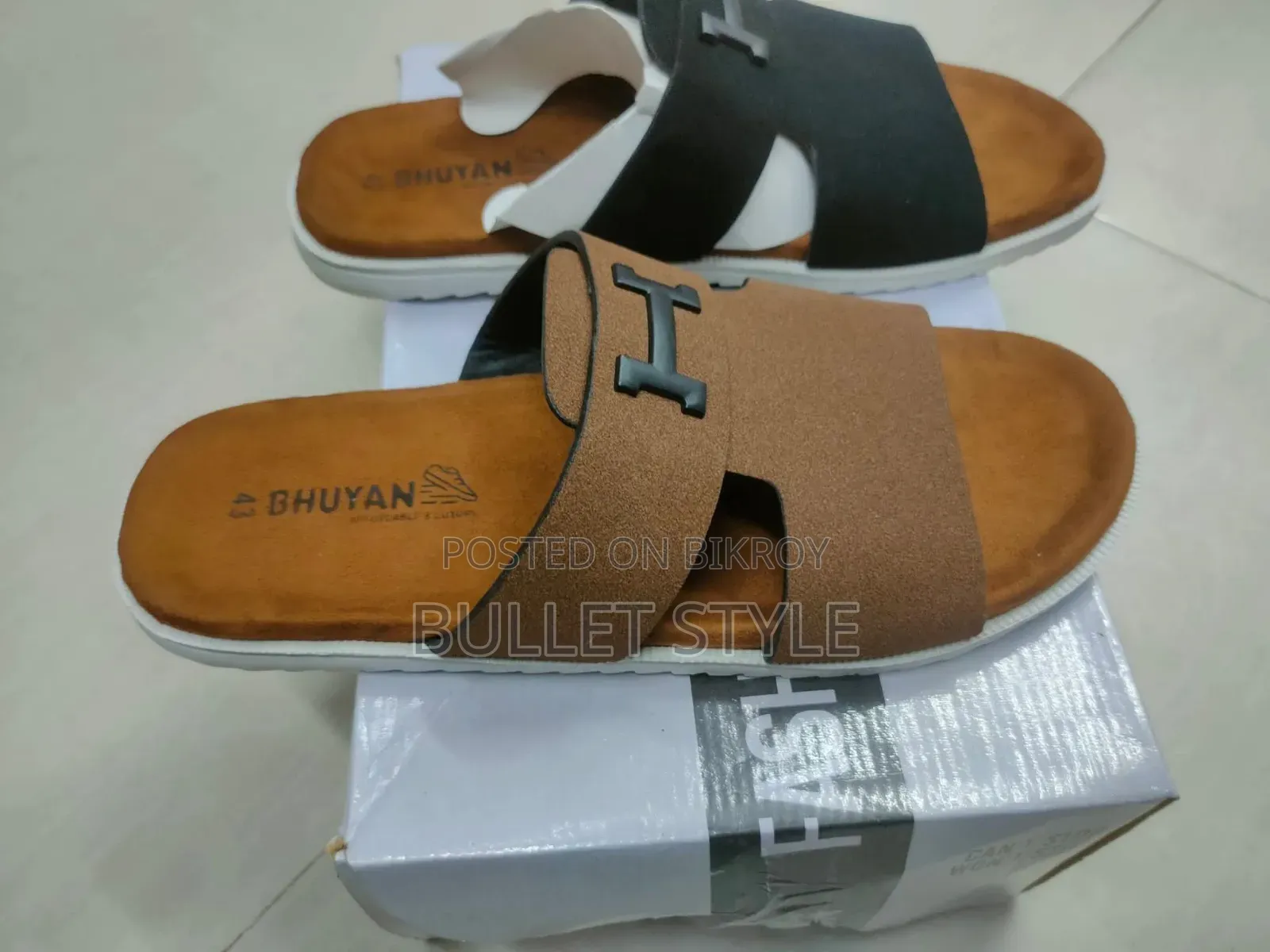 Premium German Slide Sandal (Leather Edition) Size : 39-44 Available .
