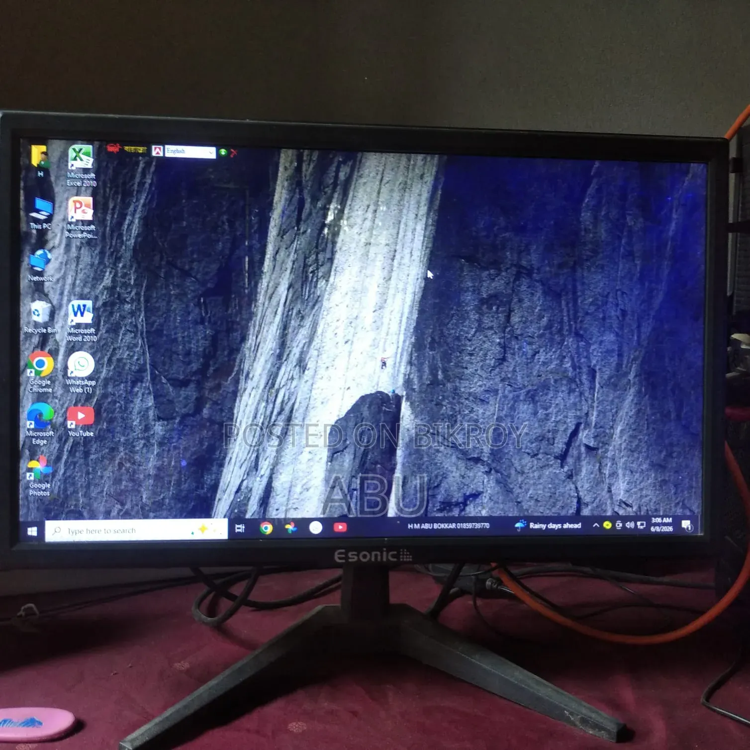 Desktop Computer Microsoft 8GB Intel Core I3 SSD 512GB