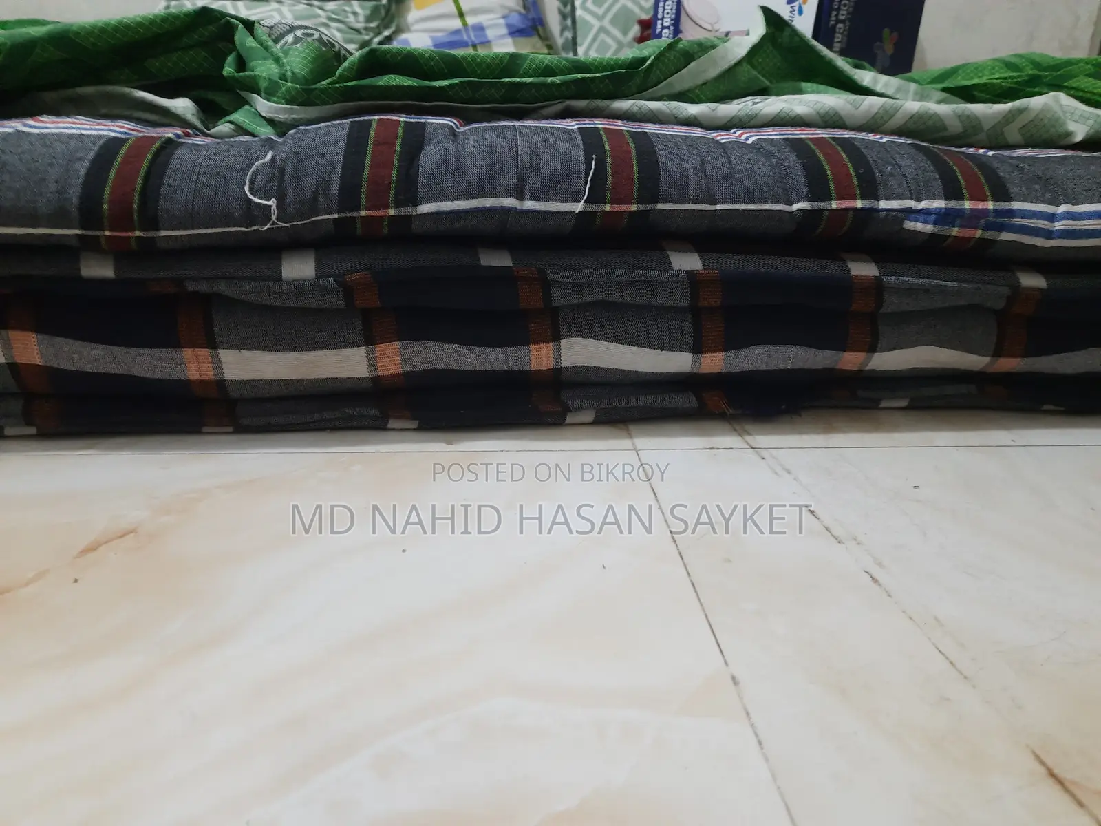 Mattress and floor mat for sale.