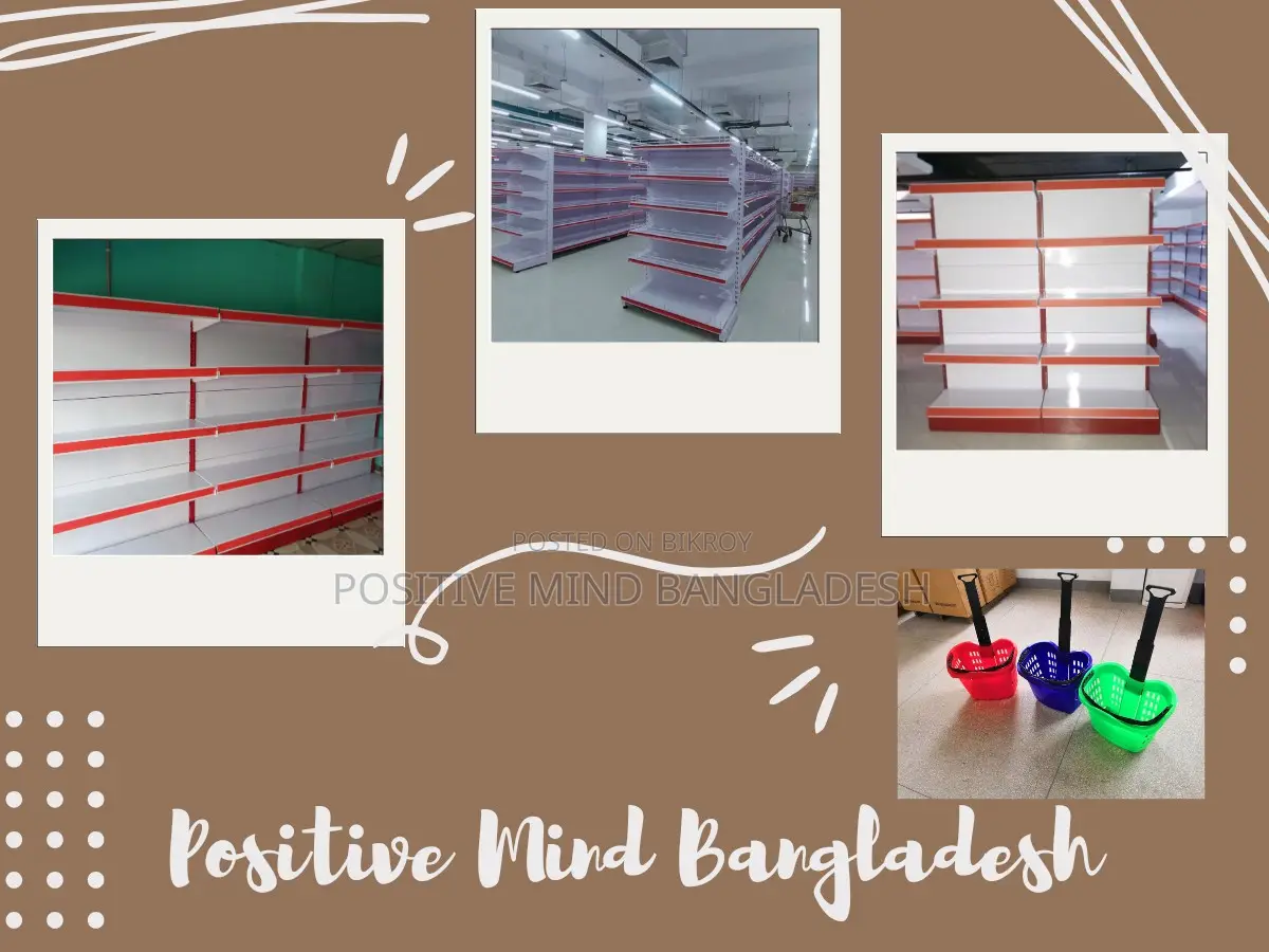 মুদি দোকানের জন্য আধুনিক গন্ডোলা র‍্যাক
