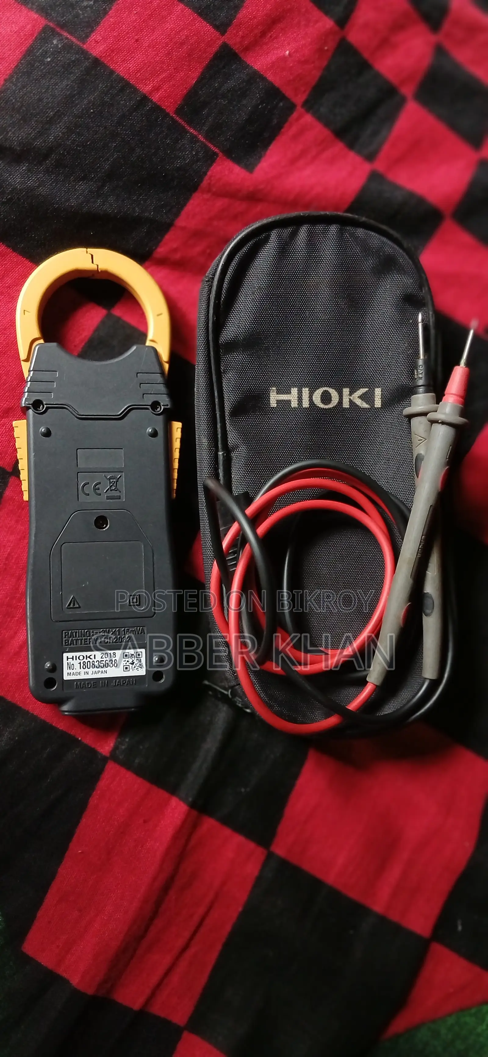 Hioki 3280-10f Ac Clamp Meter (Japan) প্রায় নতুন সাথে কেস ও প্রোব