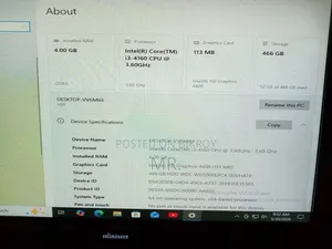 Desktop Computer 4GB Intel Core I3 SSD 512GB