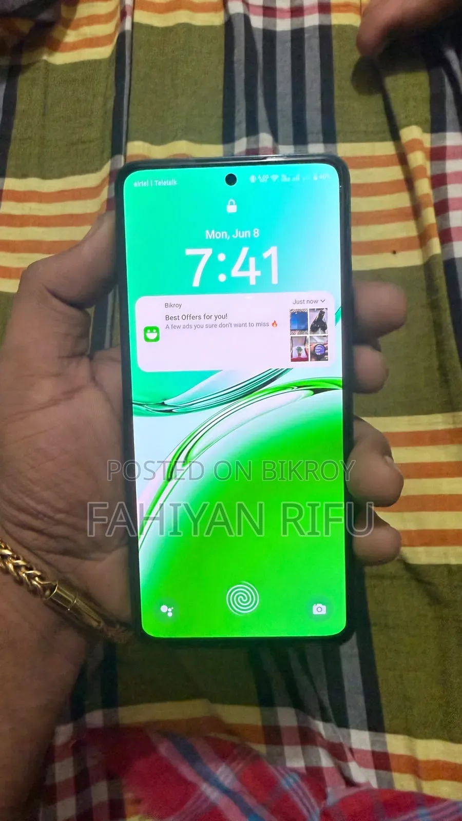 New Oppo Reno 12 5G 256 GB Blue