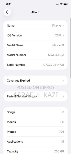 Apple iPhone 11 256 GB Red