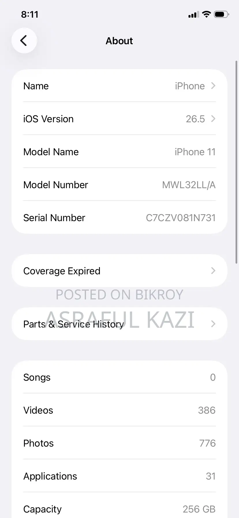 Apple iPhone 11 256 GB Red