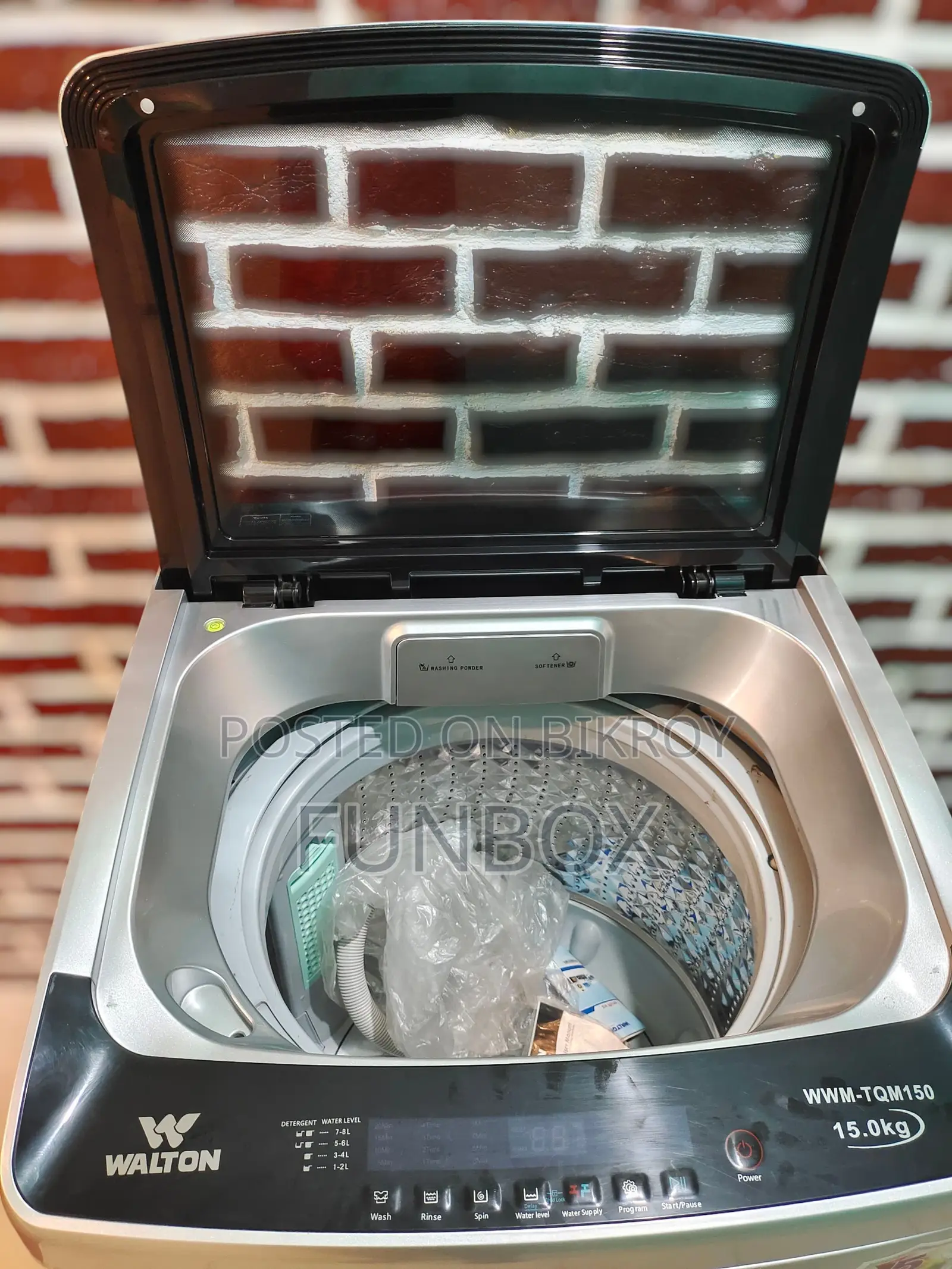 New Walton 15kg Full Auto Washing Machine 30% Off WWM-Tqm150