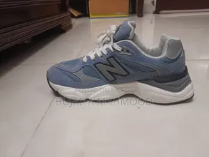 New Balance 9060 Style Sneakers – Light Blue White