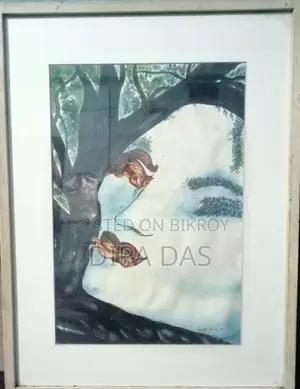 Watercolor Painting On Paper.