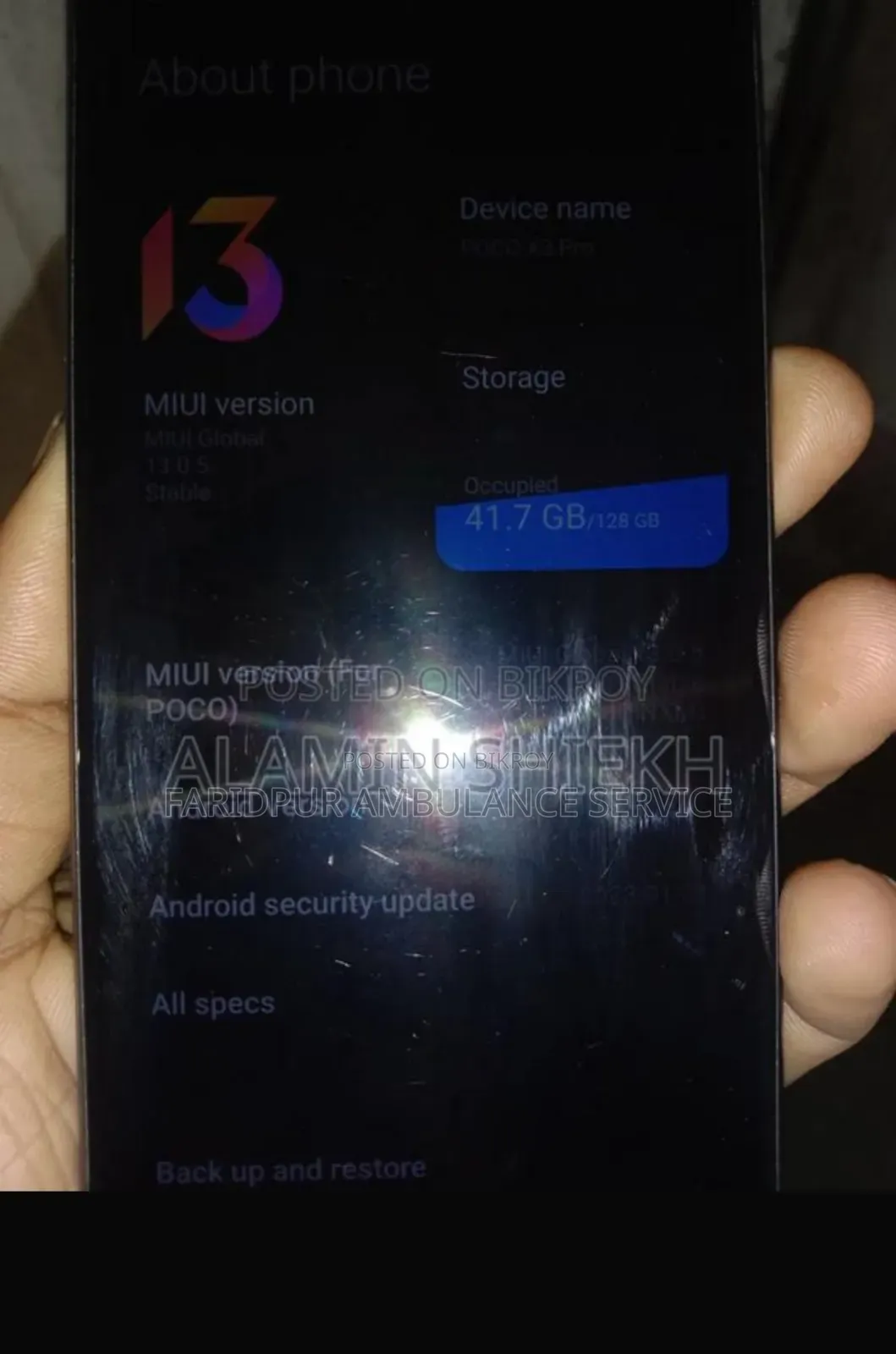 Xiaomi Poco X3 Pro 128 GB Blue