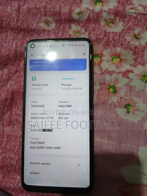 Realme Narzo 50 64 GB Black
