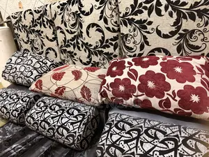আধুনিক লেদার ব্ল্যাক সোফা সেট