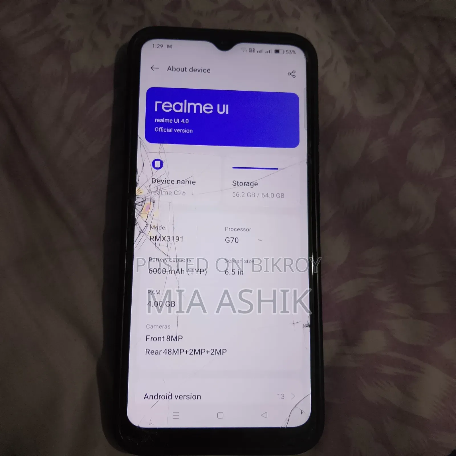 Realme C25Y 64 GB Blue
